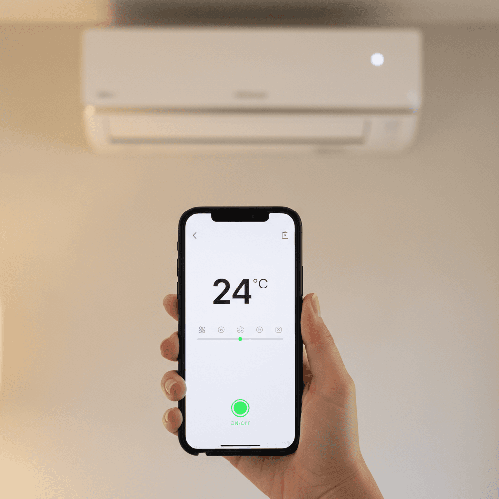Kawalan aircond Xiaomi melalui Mi Home app